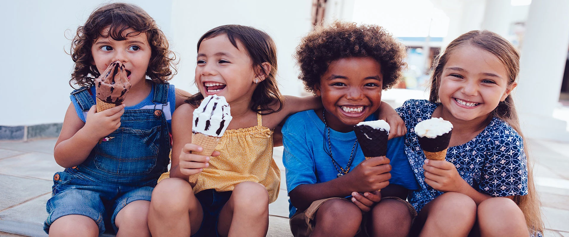 Children enjoying a treat — preventive dental care in Etobicoke